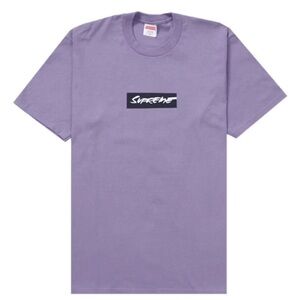Supreme Futura Box Logo Purple Men's T-Shirt